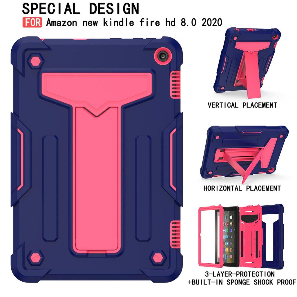 T-shaped Airbag Tablet Case for Fire HD 8