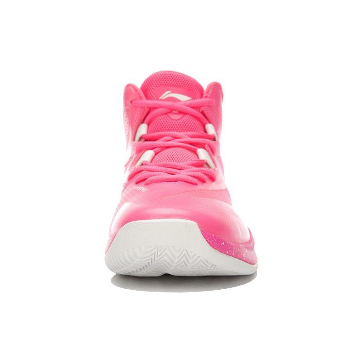 Li Ning Super Light 13 Basketball Shoes Unisex High Top Fluorescent Fruit Pink ABFL011-5
