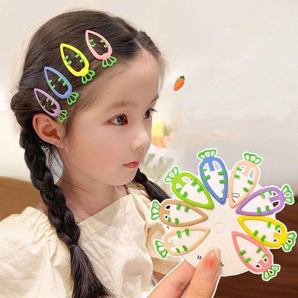Neue Süße Karotte BB Haarspange Bonbonfarbe Dopamin Haarspange Geschenk Kopfschmuck Kinder