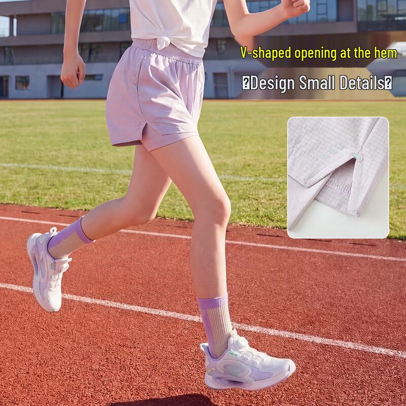 ASK JUNIOR Kids Cooling Faux 2-Piece Sport Shorts EU 40