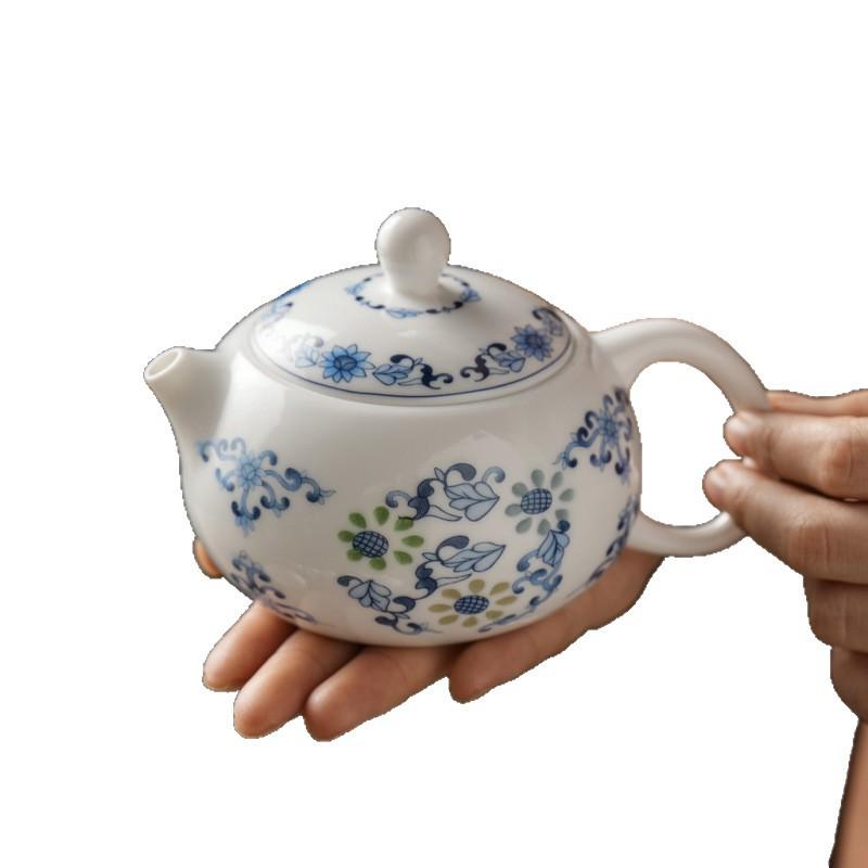 Linglong Brewing Teapot Household Single Pot Kung Fu Teapot Simple Atmosphere Office Tea Separation