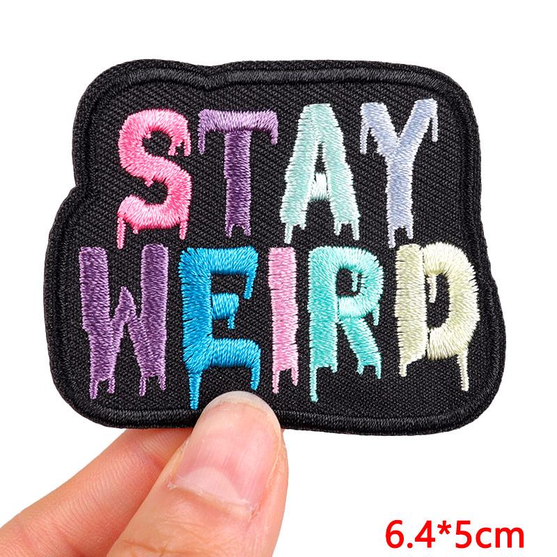 Jackets Diy Cartoon Patch Letter Embroidery Patch Iron On Patches For Clothing Thermoadhesive Patches On Clothes Sew Stickers
