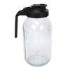 2 Stück Glaskrug mit Deckel Ausguss Griff Auslaufsicher Weiter Mund Eistee-Krug für Sonnen-Tee Saft Cold Brew 32oz