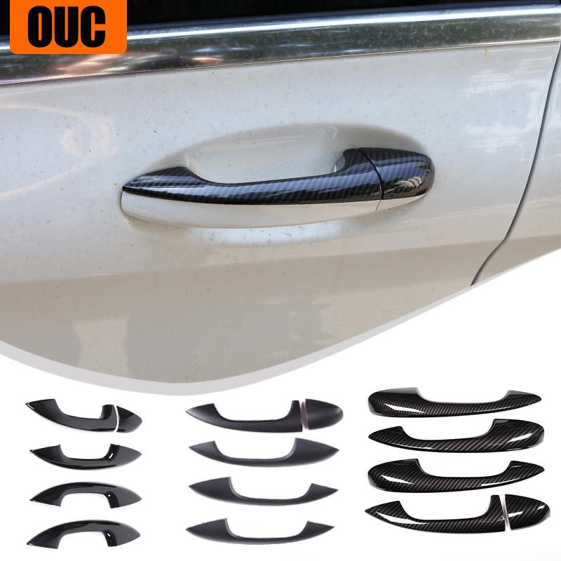 Car Door Handle Cover Trim For Mercedes Benz A B C E Class GLE GLS CLA GLC GLA X253 W213 W205 W247 W177 V177 A180 A200 A250 LHD