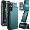For Samsung Galaxy S25 FE Wallet Case PU Leather Flip Cover RFID Blocking Card Holder Magnetic Clasp Kickstand Shockproof Case