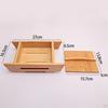 DIY Tofu Maker Molding Tool with Drainage Groove Wooden Frame for Cheese