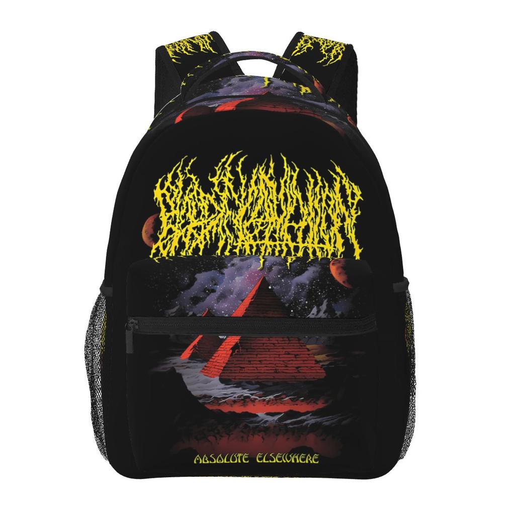 Blood Incantation Student Backpack School Bag Hiking Travel Daypack for Men Women Fashion Bookbag Shoulder Bags