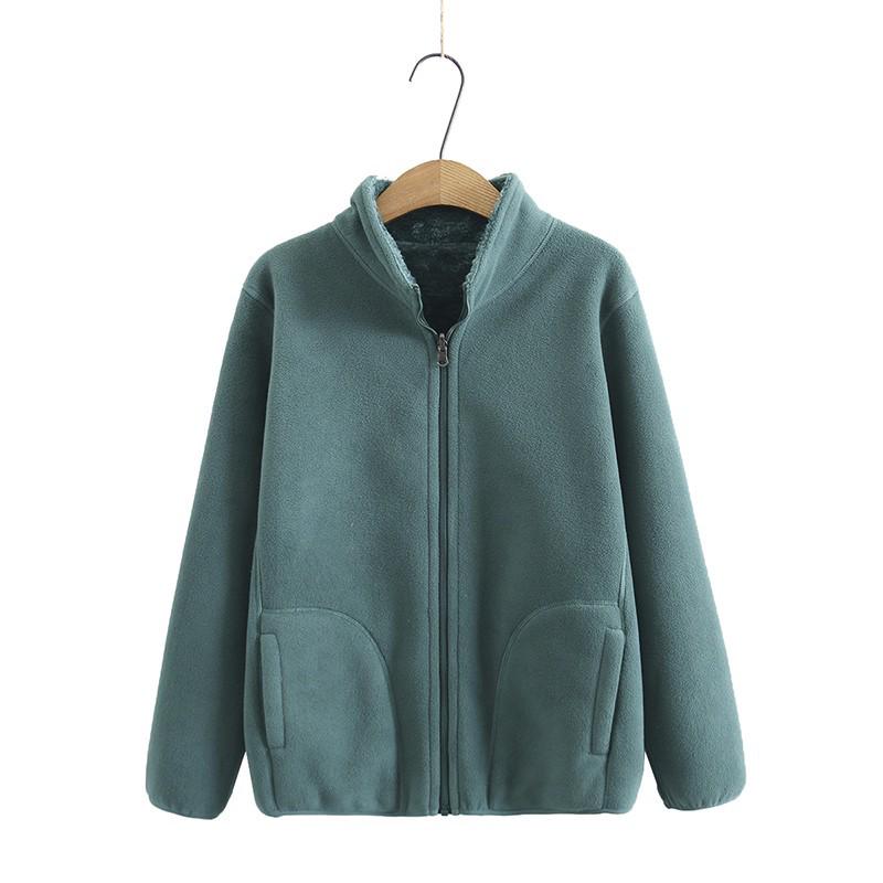 Women's Reversible Fleece Vest - Fashionable, Warm, Sleeveless Jacket for Autumn/Winter