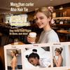 Hårkrøller uten varme med scrunchies, Satin hårkrøller for soving over natten, Ikke-varmende krølltang for langt hår for kvinner