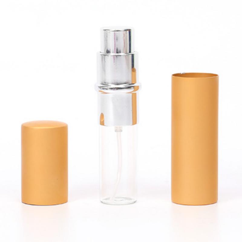 5mL/8ML Taşınabilir Mini Yeniden Doldurulabilir Parfüm Şişesi Sprey Koku Pompası Boş Kozmetik Kapları Atomizer