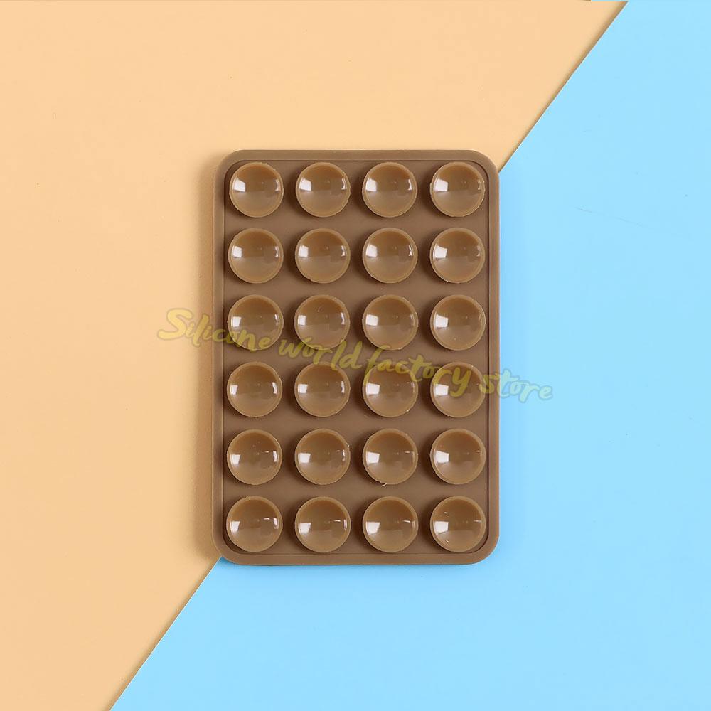 Silicone World Multifunctional Double-sided Silicone Suction Phone Holder Phone Case Anti-Slip Back Stickers Mat Wall Stand