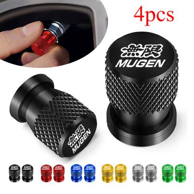 4 Stück Auto Rad Reifen Ventilkappen Reifenventil-Abdeckungen Staubdicht Wasserdicht Für Honda Mugen CB400 CB650F CBF CBR250RR CRF SH300 NC750