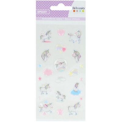 Stickers - Artemio - Rainbow - Epoxy - Pastels - 23 Pieces