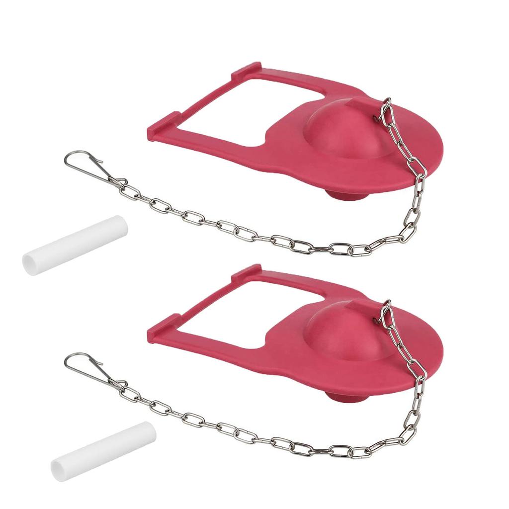 2Pcs Universals Toilet Flapper Replacement High Performance Rubber Toilet Flapper for Most Standard Toilet Tanks