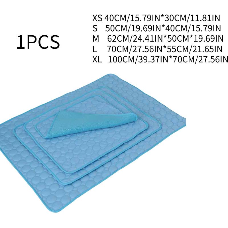

Comfortable Cooling Pet Mat For Dogs And Cats Soft Washable Fabric In Blue Coffee And Pink XS(40*30CM)