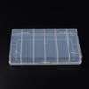 Clear Small Jewelry Box Plastic Organizer Box for Crafts Bead Fishing Tackle