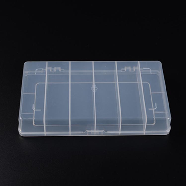 Clear Small Jewelry Box Plastic Organizer Box for Crafts Bead Fishing Tackle