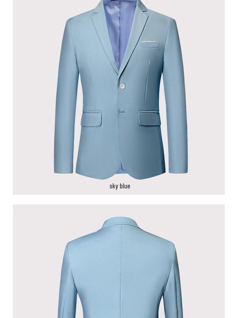 2024 Plus Size Slim Fit Solid Color Business Blazer