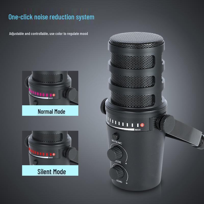 MV7 Dynamic USB Microphone for Computer, Recording, Singing & Live Streaming - Driver-Free, Plug & Play Professional Mixer Integration