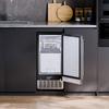 Undercounter Ice Maker 80 Lbs/Day Built-in Ice Machine with Reversible Door