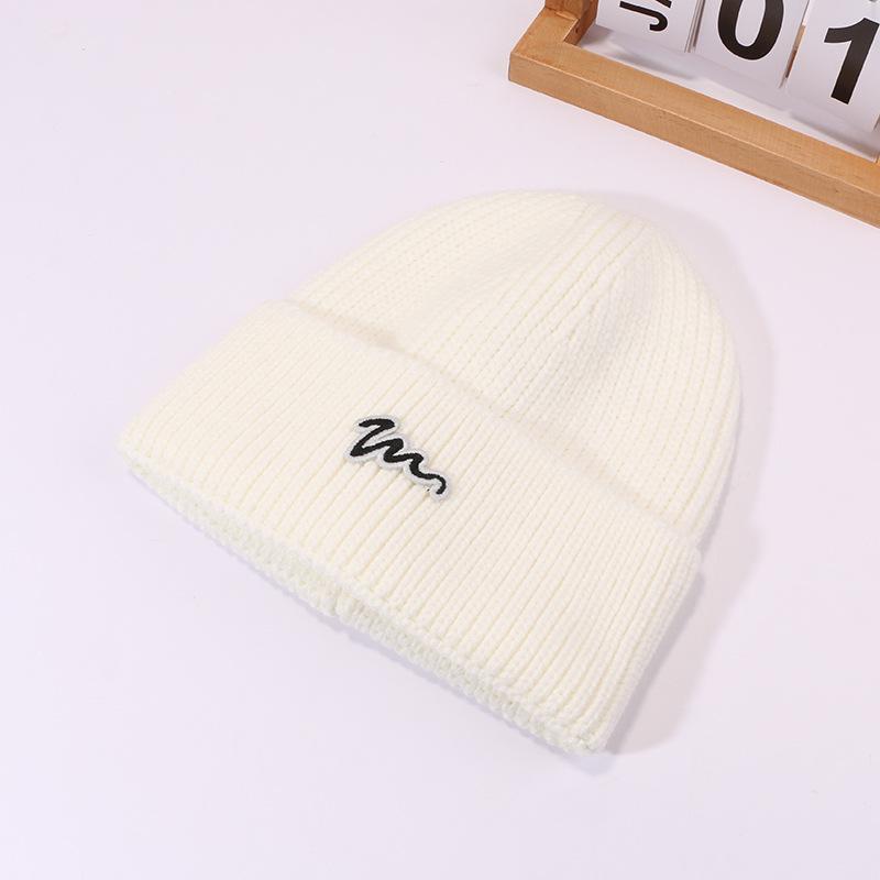 Autumn and Winter Wool Hats for Men and Women Korean Style Versatile Couples Cold Hats Simple Street Ear Protection Warm Knit Hat