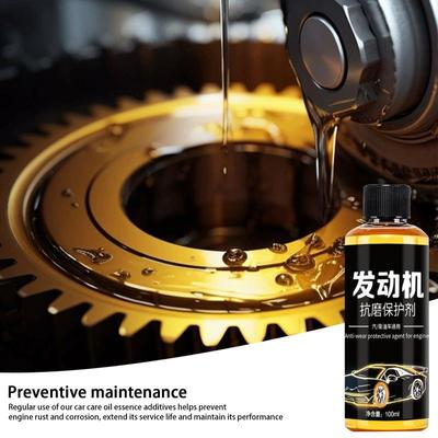 Obnovovač motorů a mazivo 100ML Kondicionér na kov Pokročilý motorový olej pro vysoké zatížení pro vozidla umožňuje motorům s vysokým kilometrovým výkonem jako