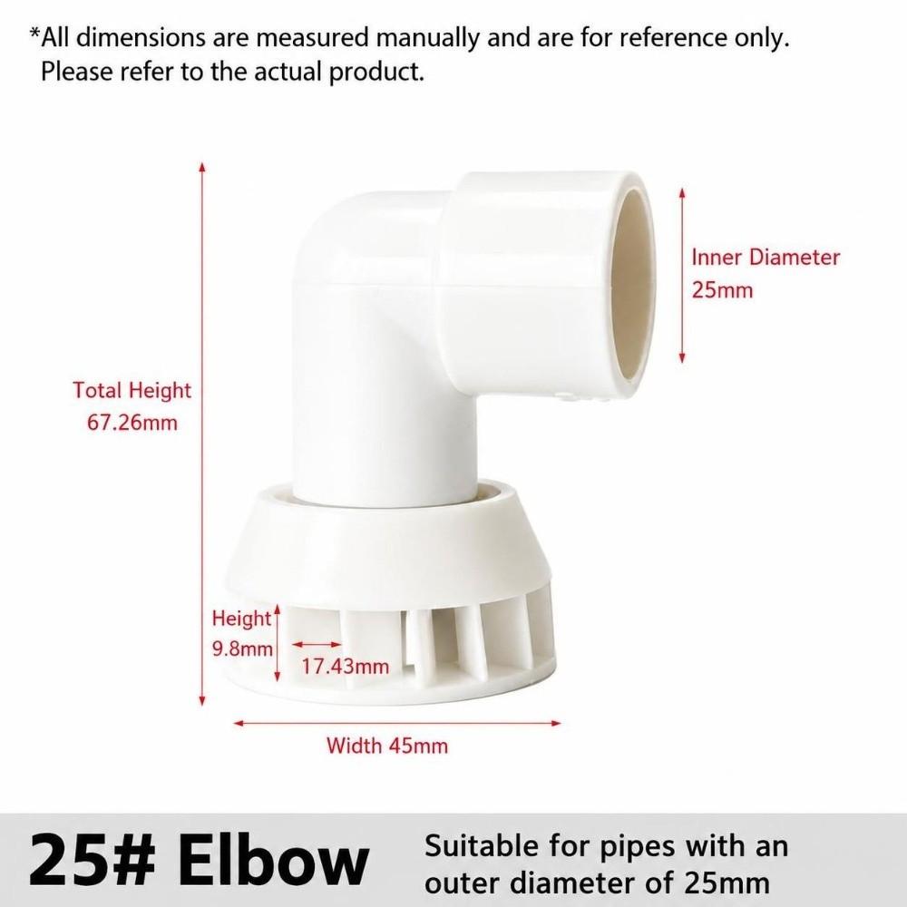 Rotatable Outlet Aquarium Filter Screen 20/25/32mm Aquarium Water Spray Head Fish Tank Plumbing