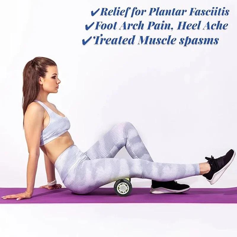 Foot Massage Roller For Relief Plantar Fasciitis And Heel Foot Arch Pain Reflexology Massager For Back Leg Hand Muscle Relax