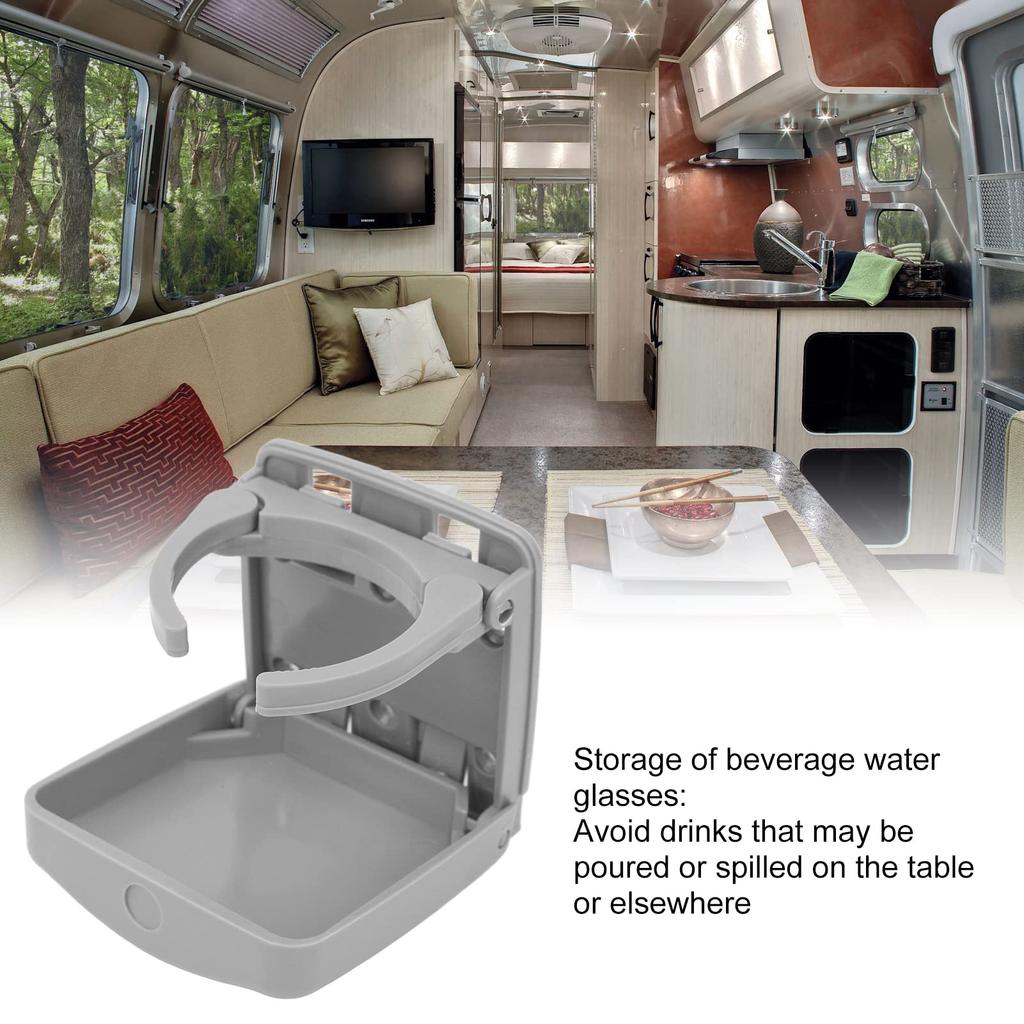 Soraz Foldable Car Cup Holder, Convenient Storage Space Saver, Easy to Clean Car Drink