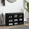 Schuhbank für den Eingangsbereich, mit Platz für 9 Paar Schuhe, vielseitig einsetzbare Schuhbank, 82 x 32 x 50 cm