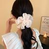 Fabric mesh lace double-layer large intestine hair band simple fashion head flower versatile head accessories hair accessories