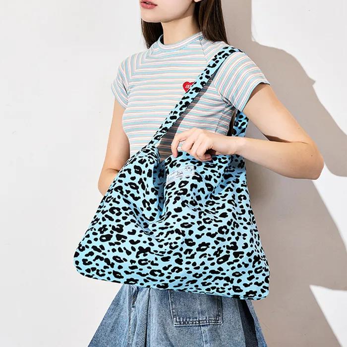 Veteze Pattern Eco Bag (BLUE LEOPARD)