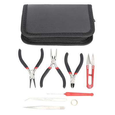 8 Stück Schmuckzangen Set Verarbeitungsscheren Perlennadel Handwerk DIY Handgefertigte Werkzeuge