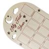 Yousheng 12 Months Baby Picture Frame, Carved Wood Monthly Photo Display Board, Newborn Keepsake for Kids Growth