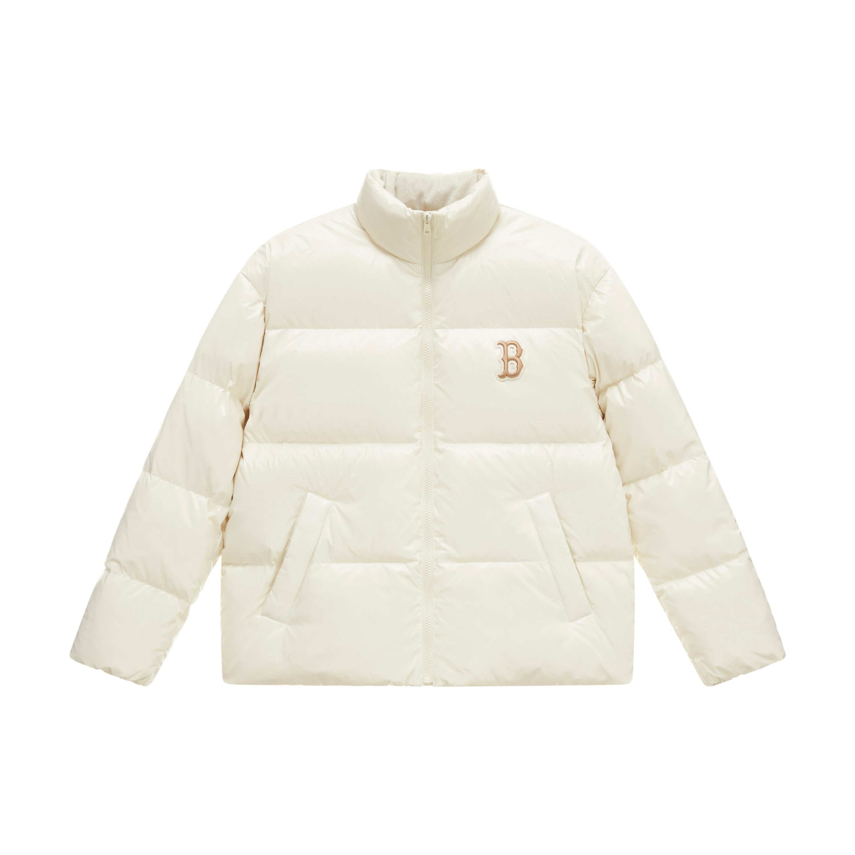 MLB Boston Red Sox Basic Collection FW24 Down Jacket Men s Dark Cream 3ADJB2046-43CRD M
