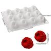 1Pc Big Raspberry Mousse Cake Mold Silicone Mold for Chocolate Puddings Desserts Breads DIY Candles Multipurpose Silicone Mold
