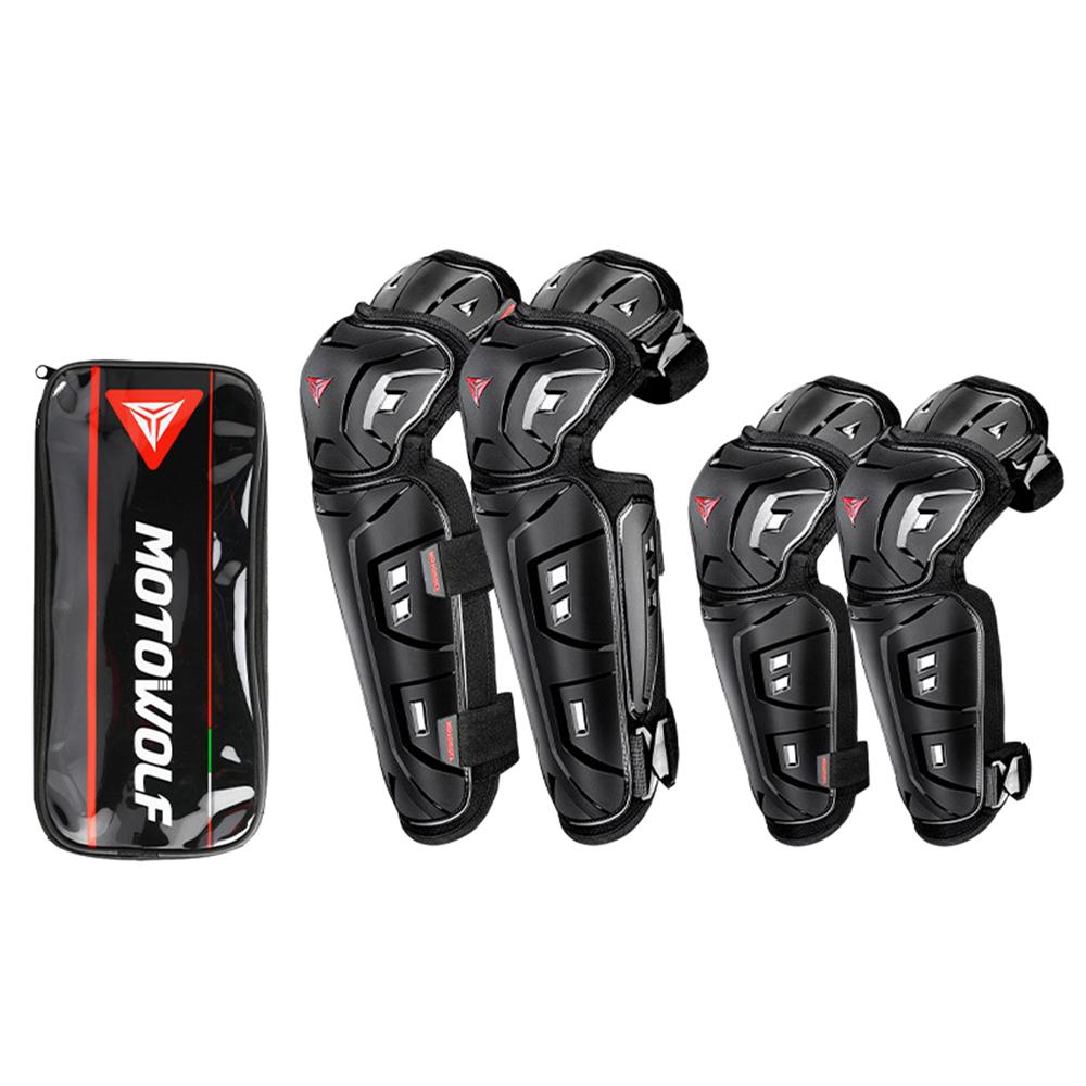 

Мотоциклетные Мотокросс Конькобежные Протекторы Защитные Накладки на Колени и Локти Снаряжение для Занятий Спортом на Открытом Воздухе Защитное Снаряжение для Катания 4 шт./компл. Мото Аксессуары Hand and Leg