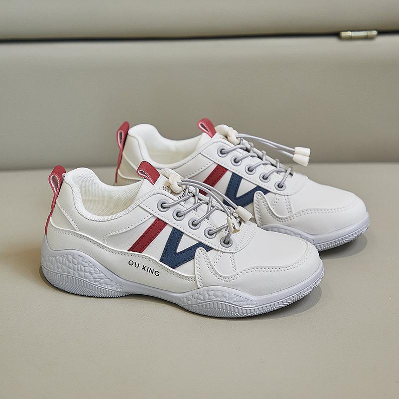 Little White Shoes Women's Super Soft-soled Pregnant Women's Waterproof Leather Casual Travel Shoes