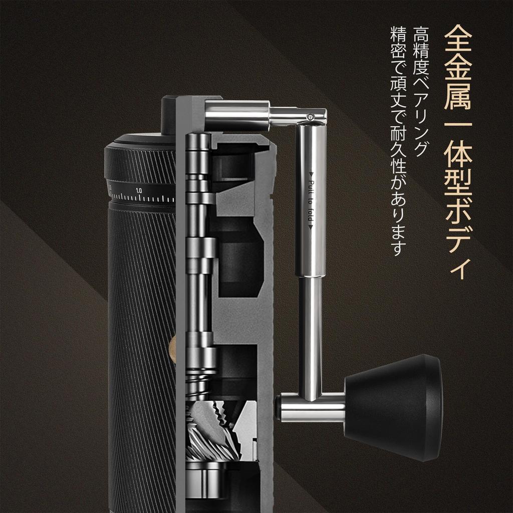 TIMEMORE S3 Coffee Mill, Hand Grinder, All-Metal, External Adjustment, S2C 890 Milling Blade, Easy Operation, Durable