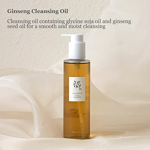 Beauty of Joseon Ginseng Cleansing Oil Deep Cleansing Makeup Remover with Soybean Oil 210ml