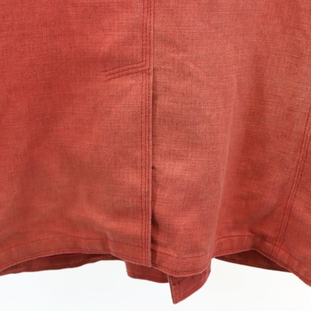 Herno Made in Italy Linen Blend double Jacket 48 Vermilion Men's Used