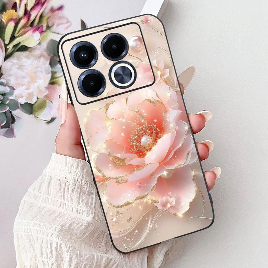 For Infinix Note 40 5G Case X6852 New Luxury Painted Cover Soft Silicone Phone Case For Infinix Note 40 Pro Plus Note40 4G Shell