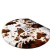 Plush Round Imitation Rabbit Fur Rug for Living Room, Bedroom, or Chair