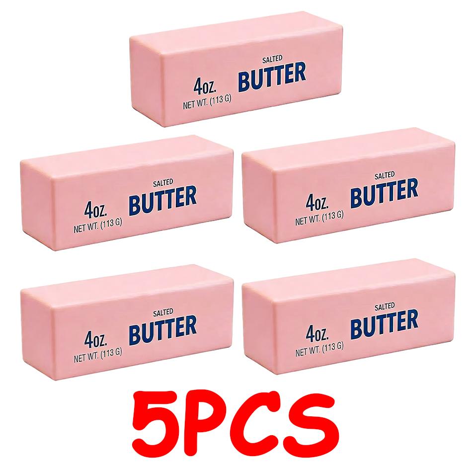 Hot In Stock Butter Stick Squishy Toy Slow Rising Squeeze Toy Butter Bar Brick Squishy Fidget Toy Anti Stress Release Relax Gift