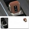 For Volkswagen Black Red PU Leather Universal Car Gear Shift Knob Gear Stick Manual Transmission Shifter Lever sticker