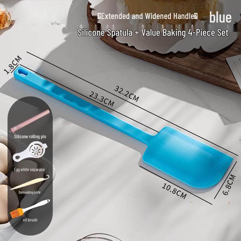 Food-Grade Silicone Baking Spatula & Scraper Set