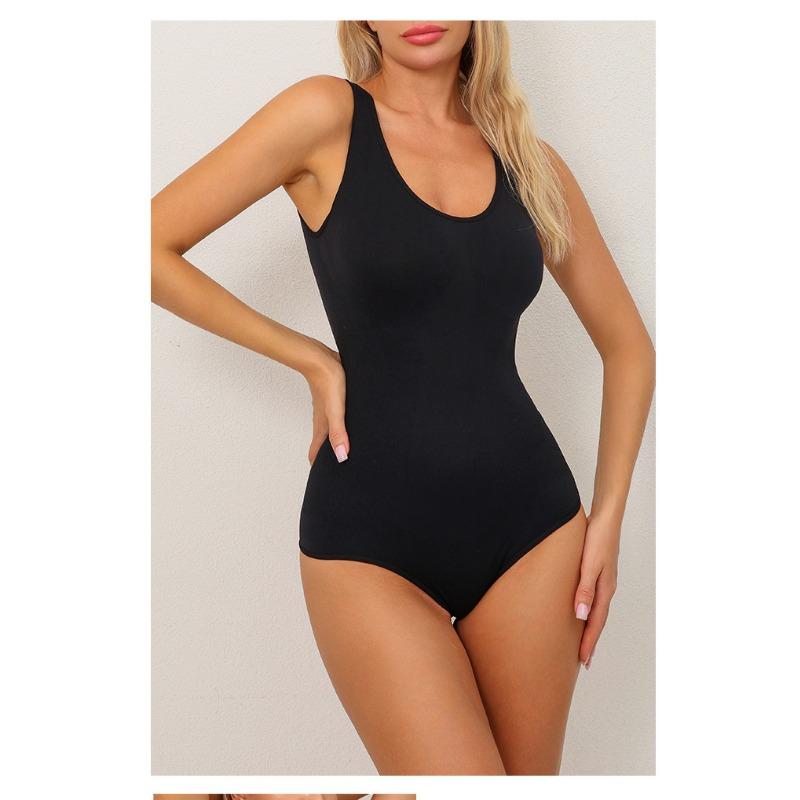 Plus Size Women Seamless Full Body Tummy Control Shapewear Bodysuit
