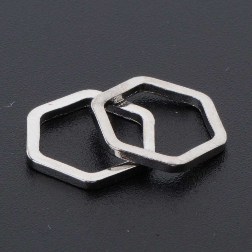 20 kusů kovových přívěsků na výrobu šperků 7x7mm