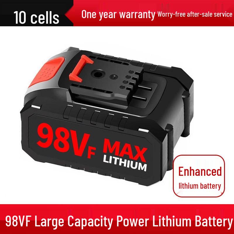 Cordless Drill with Universal Large Capacity Lithium Battery - 21V Electric Screwdriver Pistol Drill with 36VF/48VF/98VF Options.