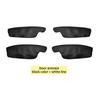 For Volkswagen Golf 6 Microfiber Front / Rear Door Panels Armrest Leather Cover Protective Trim  car interior